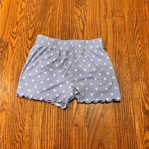 Cuddl Duds Light Blue Daisy Kids Shorts